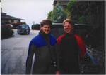 Ben Jarvis and me getting ready for a dive in Laguna